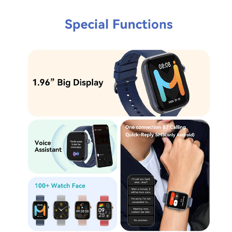 IMILAB IMIKI ST2 Bluetooth Calling Smartwatch – Smart, Stylish & Powerful