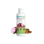Mamaearth onion hair oil for hair regrowth & hair fall control with redensy
