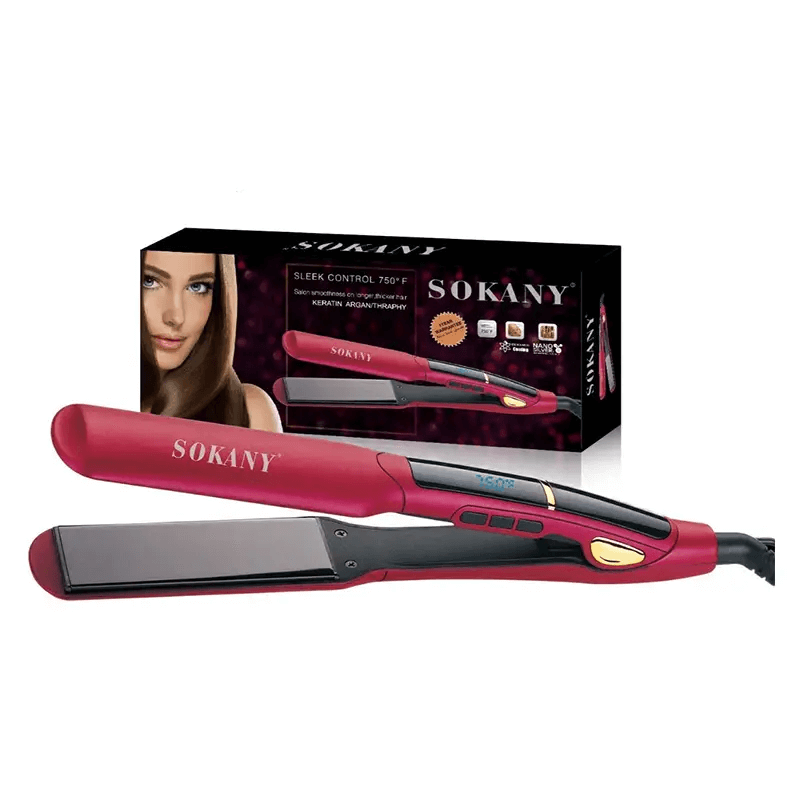 Sokany Max 750℉ Magical Ceramic Flat Iron Infrared Technology Hair Straightener