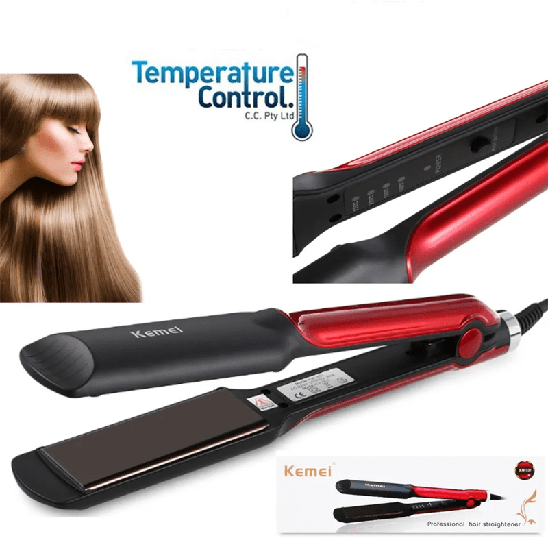 kemei km-531 hair straightener temperature control system
