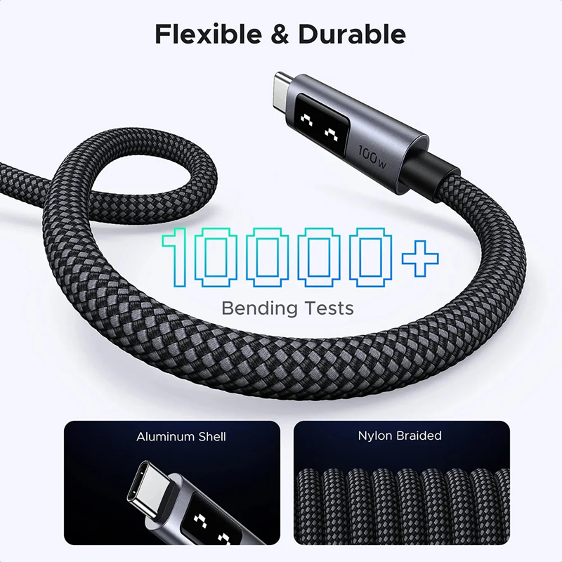 UGREEN USB-C to USB-C Cable 100W With LED Display