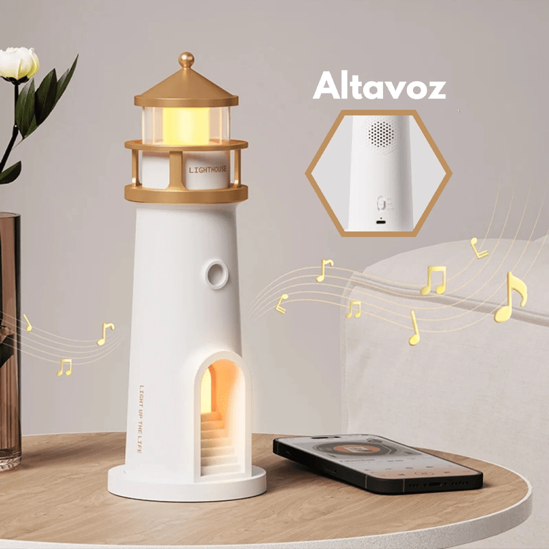 Moon Projection Lighthouse Lamp