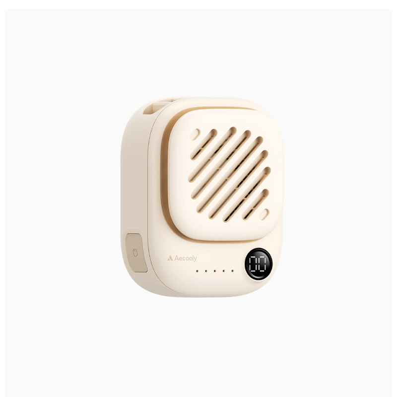 Aecooly Click 01 Mini Portable Neck Fan provides hands-free cooling for everyday comfort