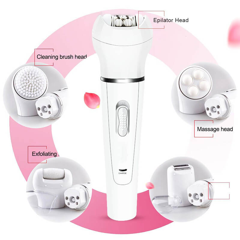 Mac MC-7725 5-in-One Epilator – Rechargeable Electric Hair Removal Device for Women
