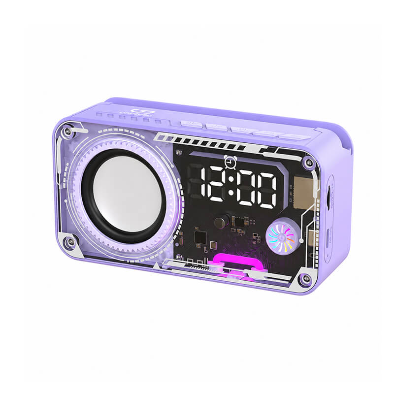 GOOJODOQ Mini Bluetooth Speaker with Clock — Your Desk's Smartest Companion