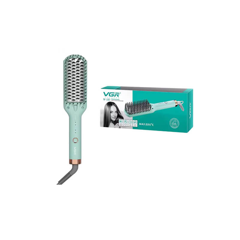 VGR V-592 Hair Straightener Brush Price in Bangladesh – Professional Ceramic Hot Comb